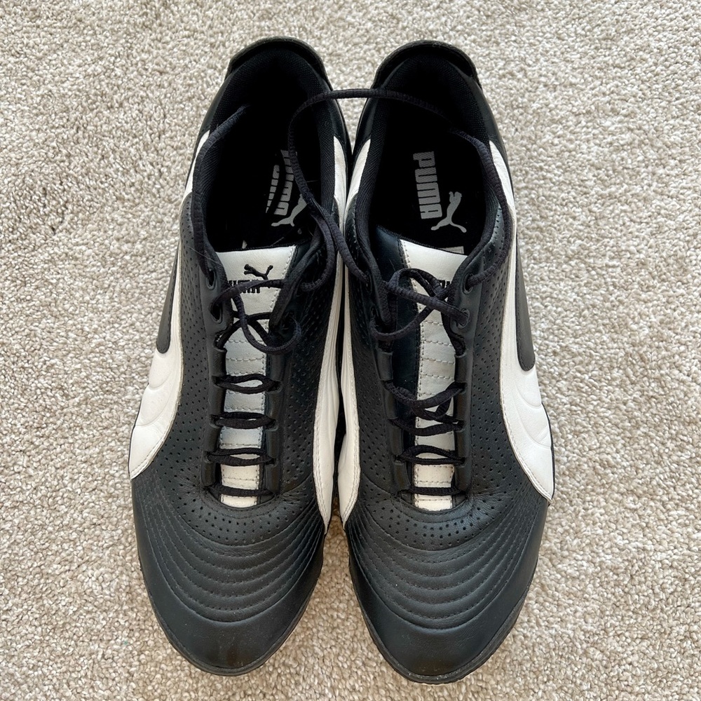Vintage Puma Black and White Speedcat Driving Shoes - Picture 3 of 5
